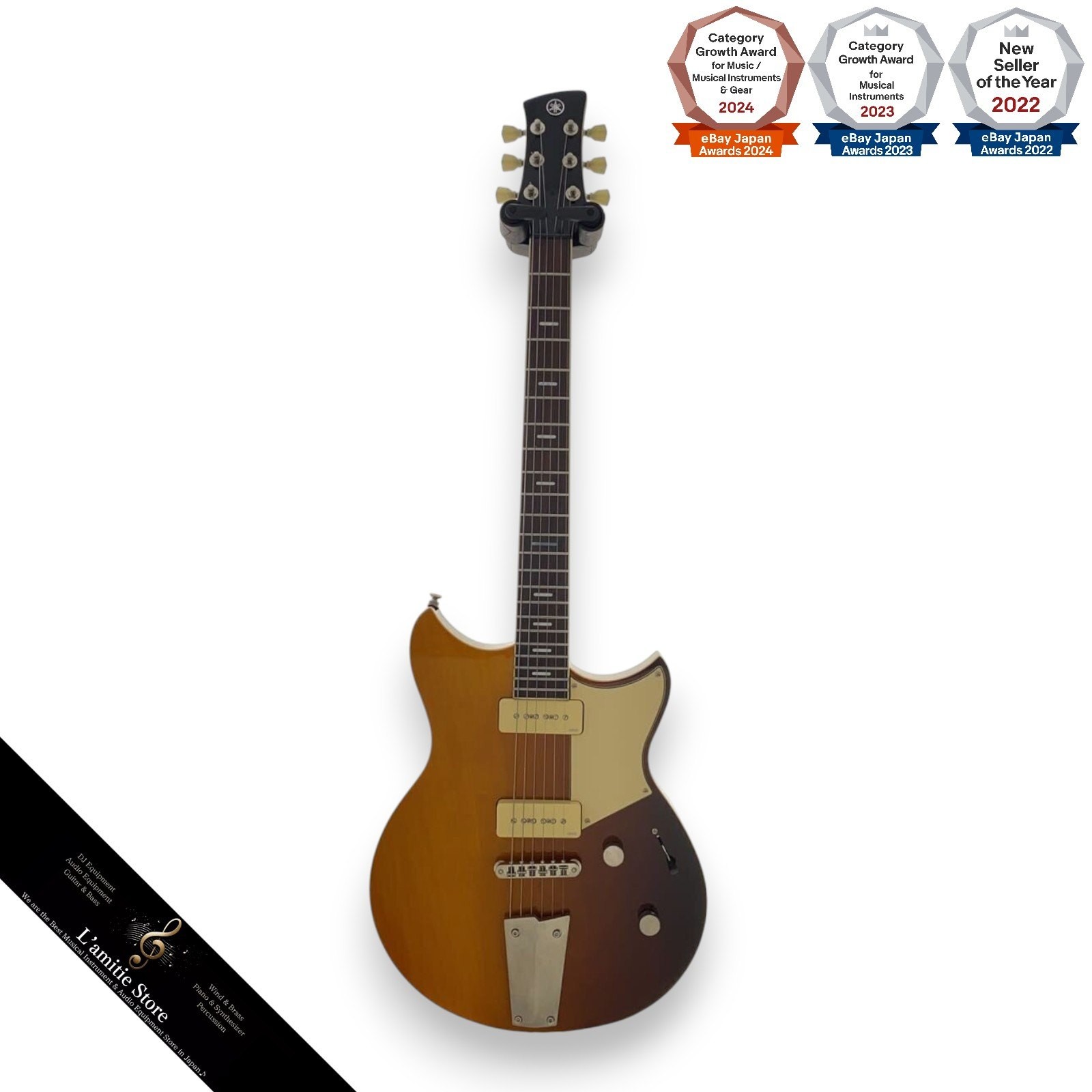 Yamaha Electric Guitar Sunburst Series 22Fret 626mm Scale