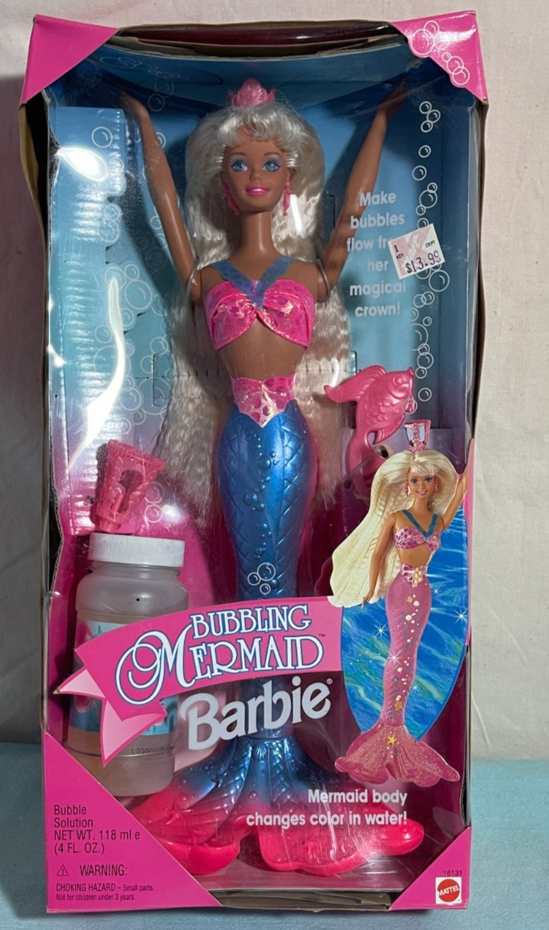 Bubbling Mermaid BARBIE - 12” New NRFB