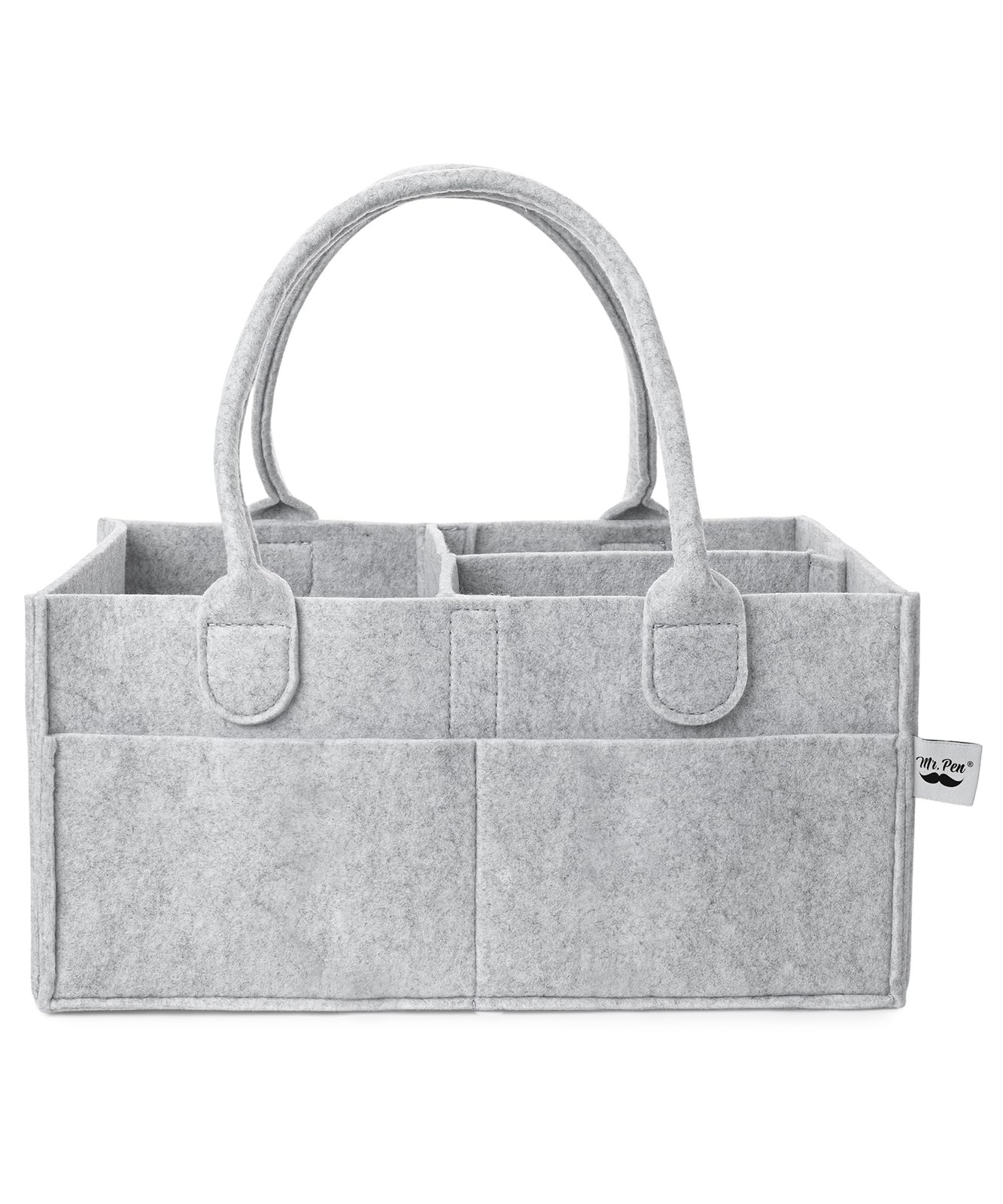 Mr. Pen- Baby Diaper Caddy Organizer, Car Caddy, 1 Pack, Regular, Gray 