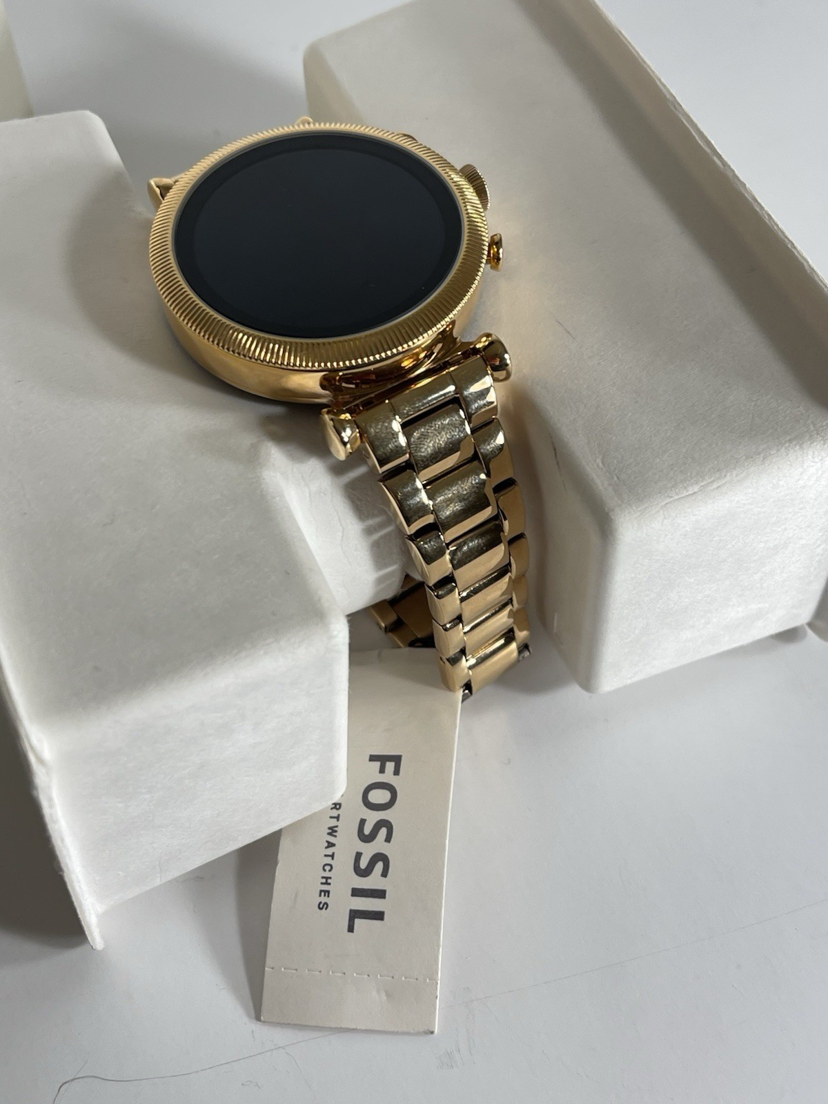 Fossil FTW6040 Gold Stainless Steel Smartwatch Bluetooth Touchscreen Wear OS