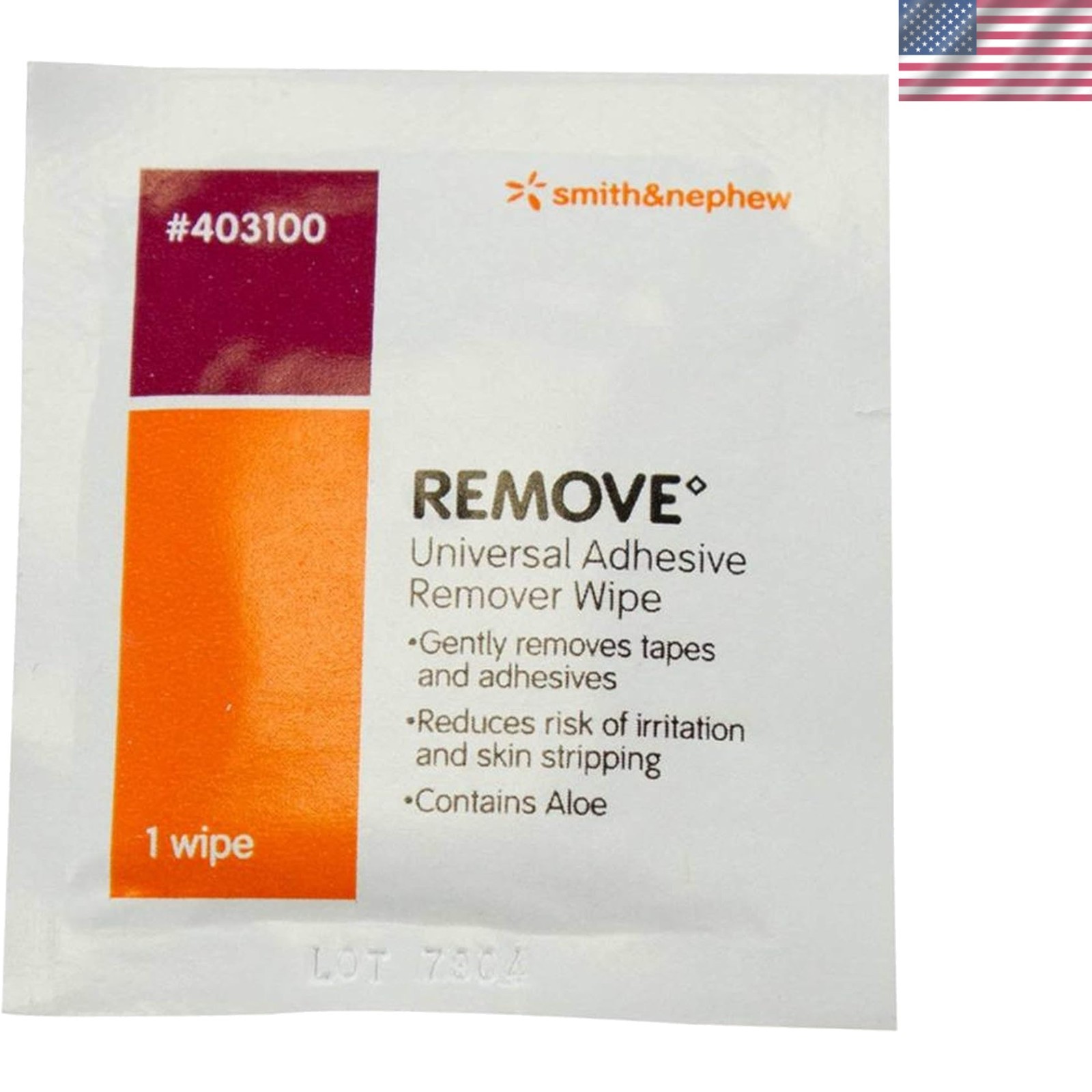 Eco-Friendly 50-Count Aloe Vera Adhesive Remover Wipes – Non-Irritating Formula