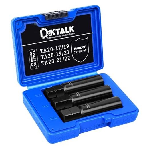 10 Spline Lug Nut Key Set, Thick Wall Spline 3PCS Spline Lug Nut Socket Set