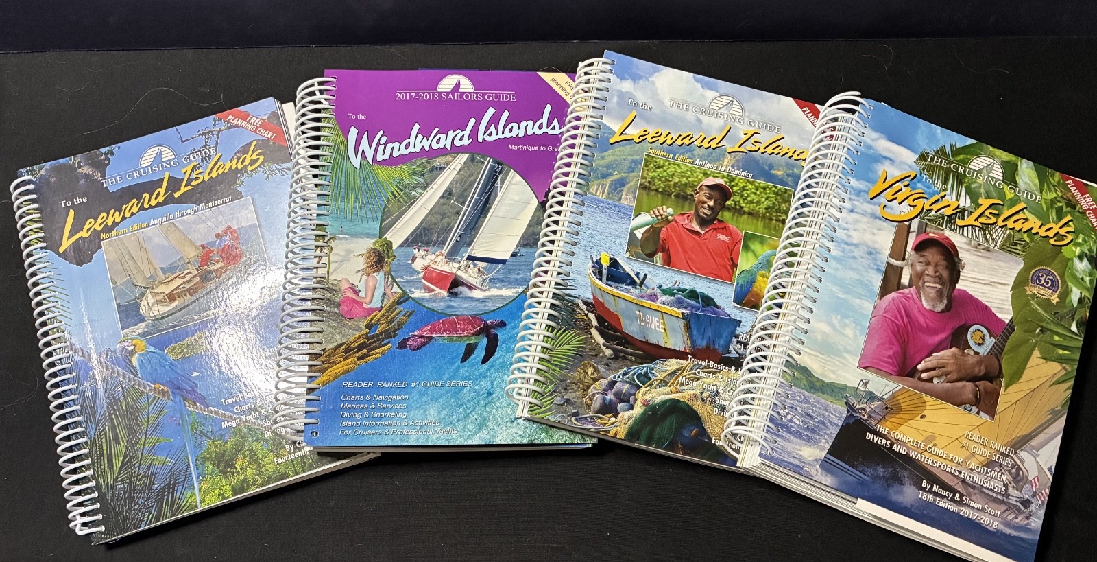 2018 Cruising Guides MINT Virgin Islands, Leeward Islands and Windward Islands