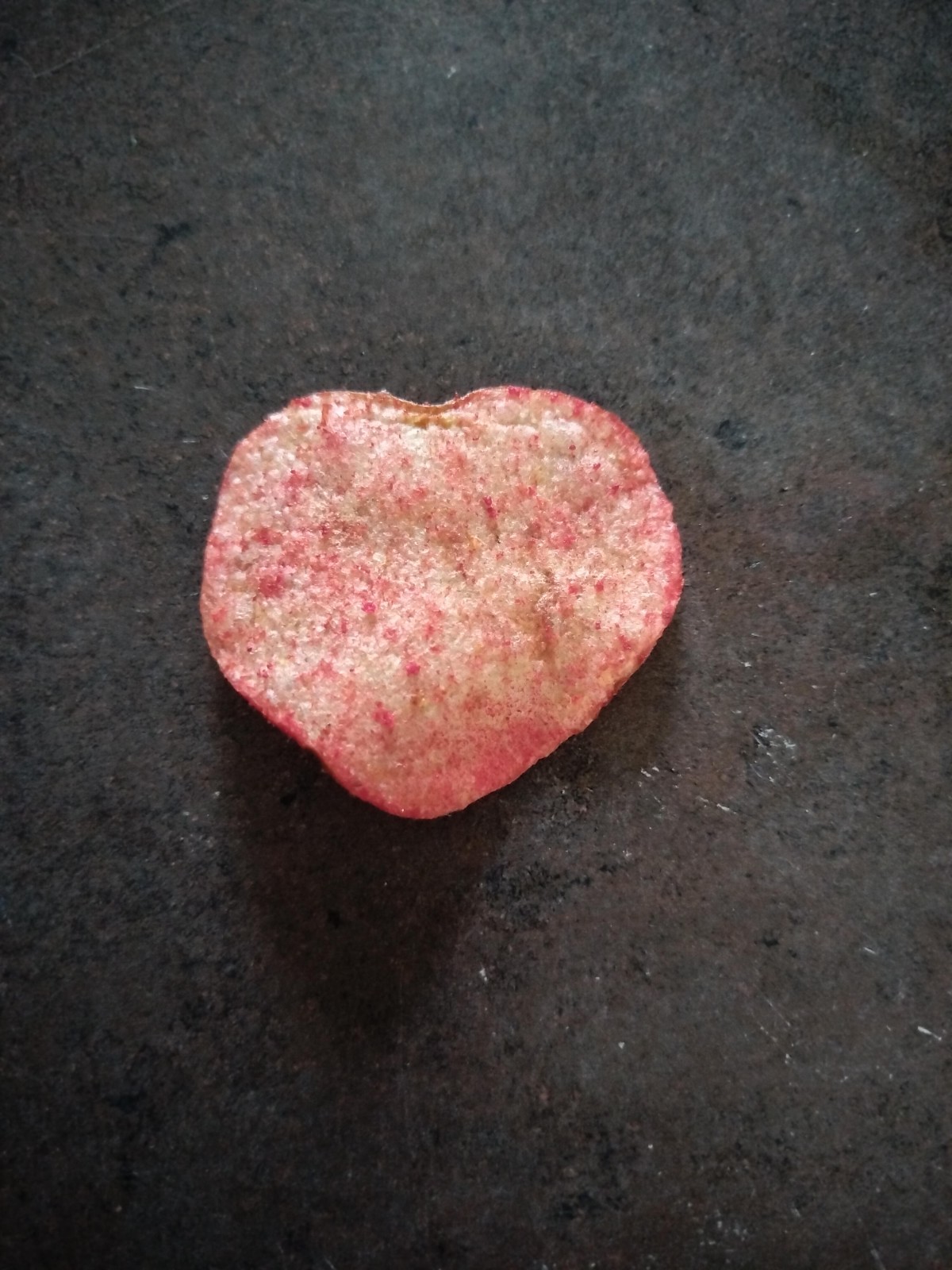 heart shaped potato chip