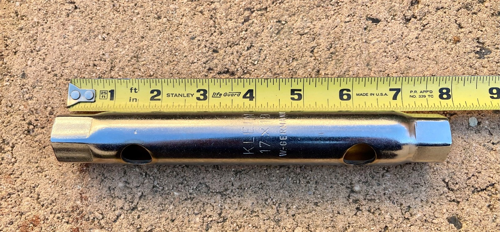 Vintage Porsche Klein Auto Wrench 17x19mm West Germany Lug Nuts Spark Plugs Nice