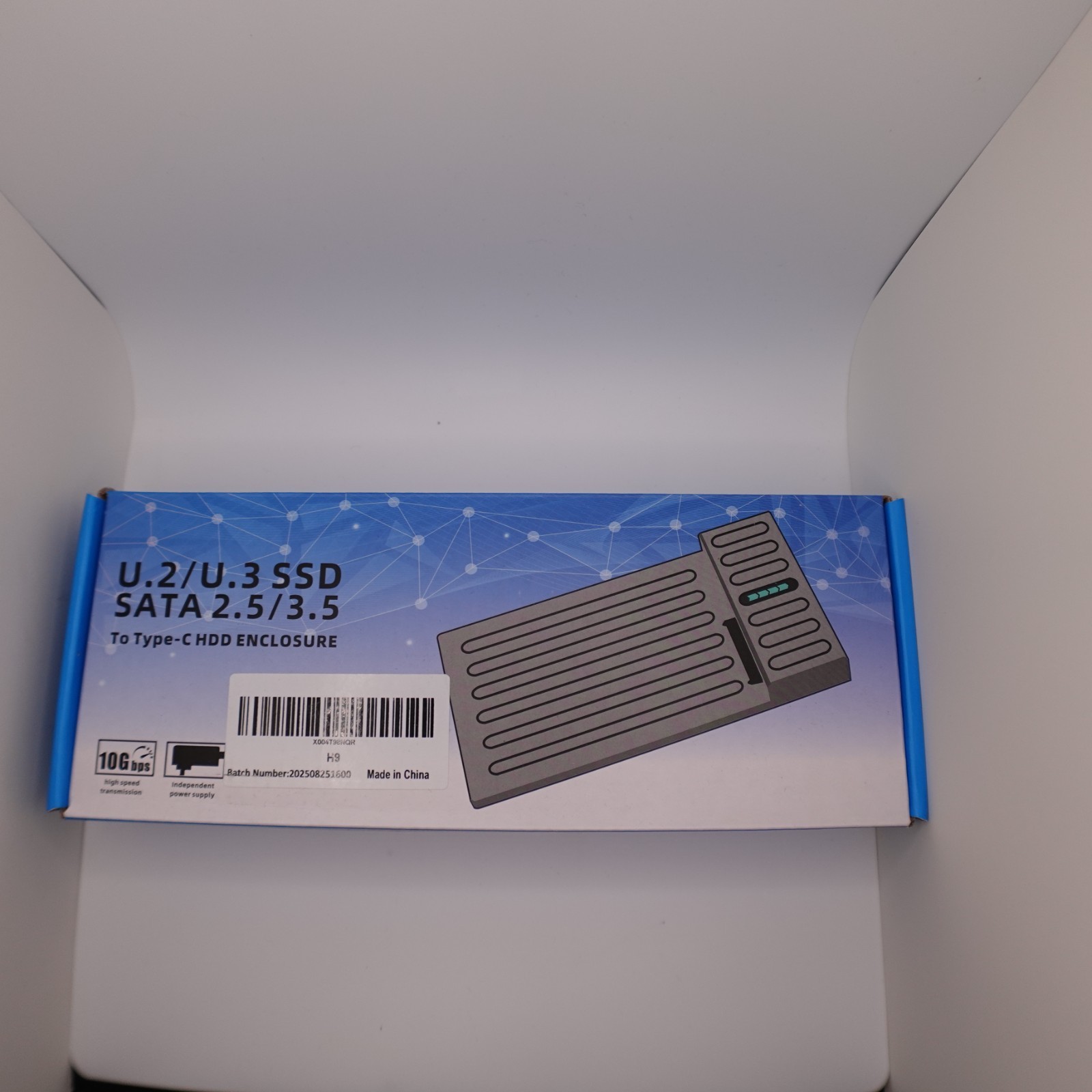 GLOTRENDS u.2/u.3 SSD SATA 2.5/3.5 USB Type C HDD Enclosure