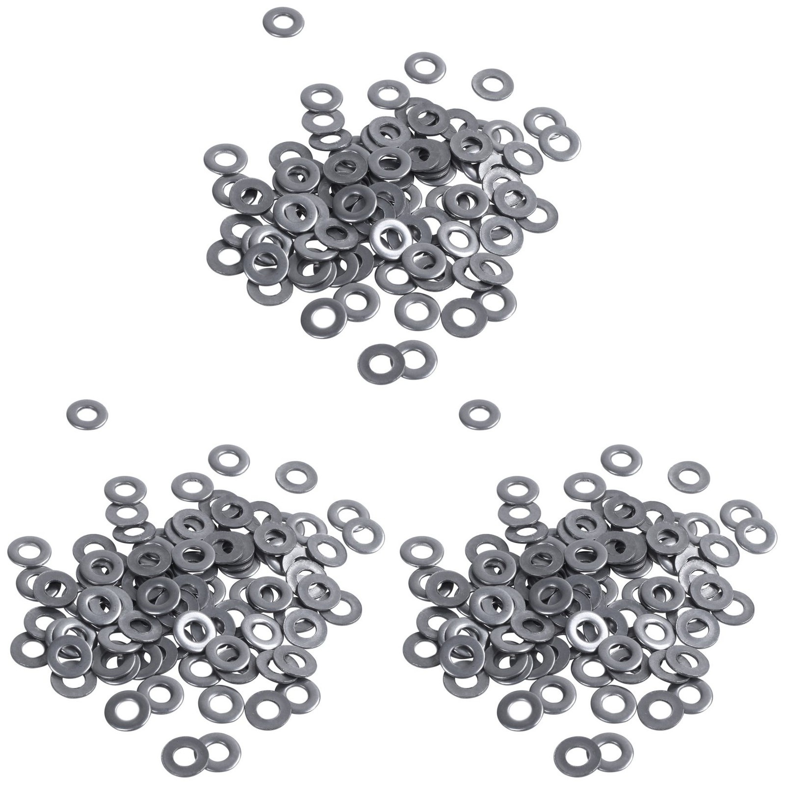 300Pcs M3 3 mm Metric 304 Stainless Steel Flat Washer J4U97123