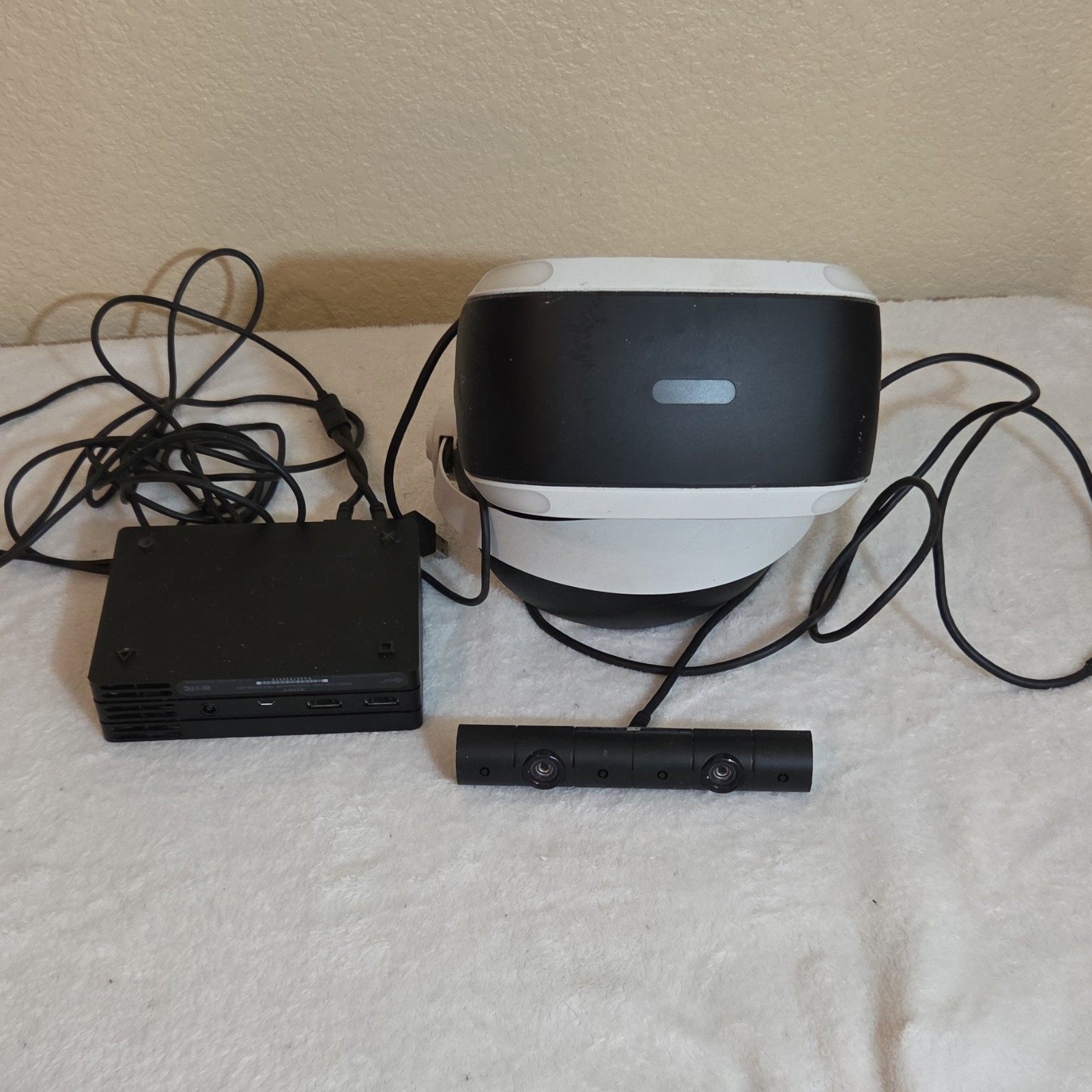 Sony PlayStation VR CUH-ZVR2 Headset w/ Camera & Processor 120Hz Flip-Up