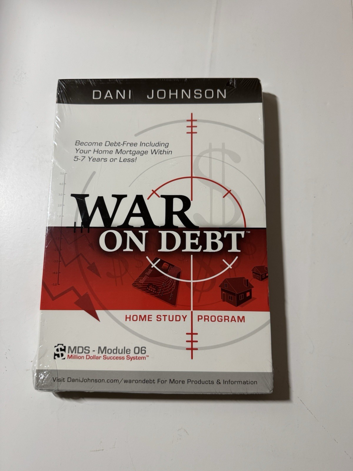 Dani Johnson WAR ON DEBT | Home Study Program 1 DVD + 2 CDs + Workbook NEW!
