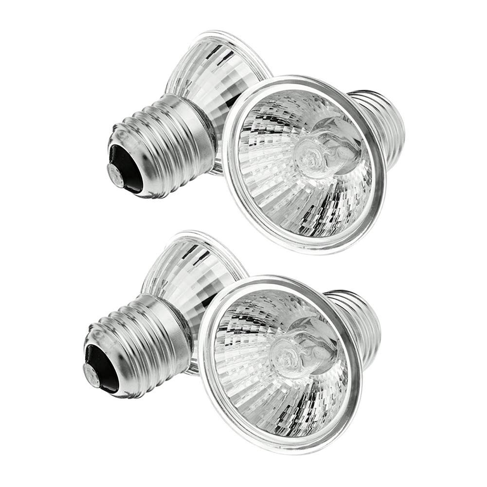 75W Basking UVA+UVB Heat Bulbs for Reptiles&Amphibians Turtle Heating Lamp E2...