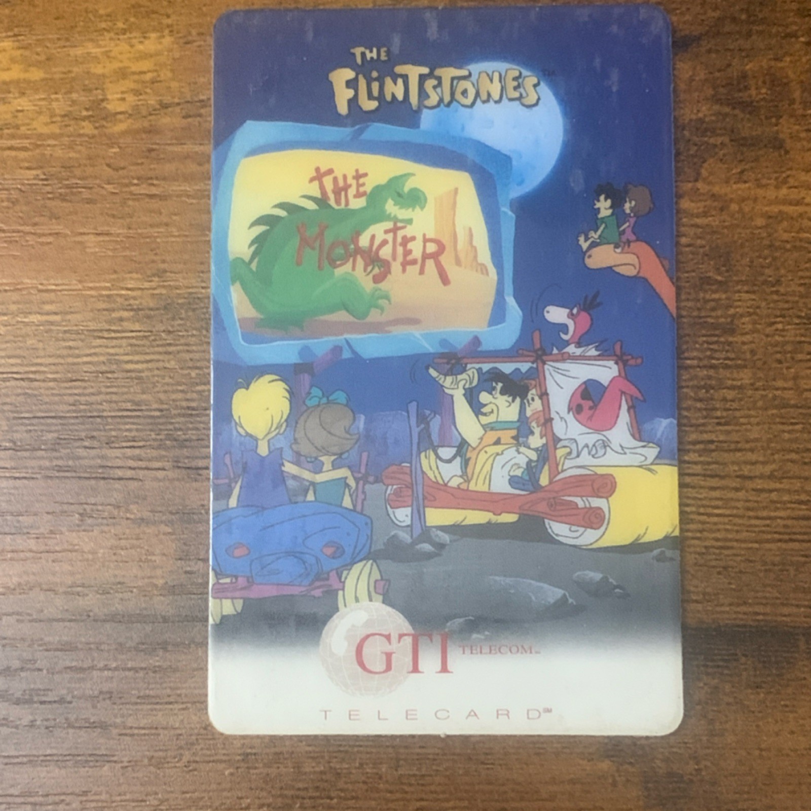 GTI Telecom The Flintstones Animation 1990s Calling Card Collectible