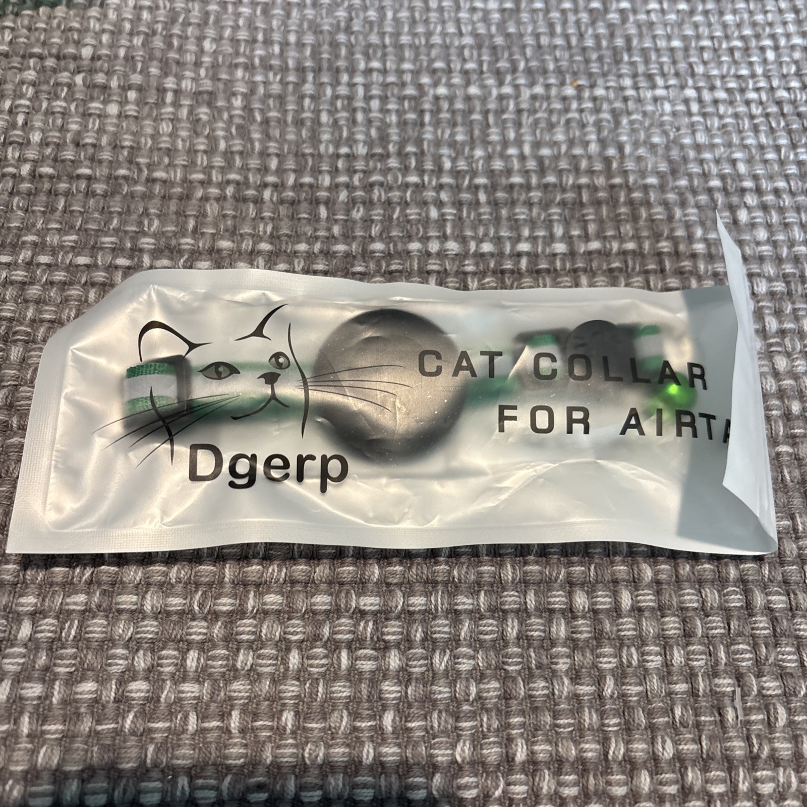 Airtag Cat Collar Breakaway, Reflective Kitten Collar with Apple Air Tag Holder