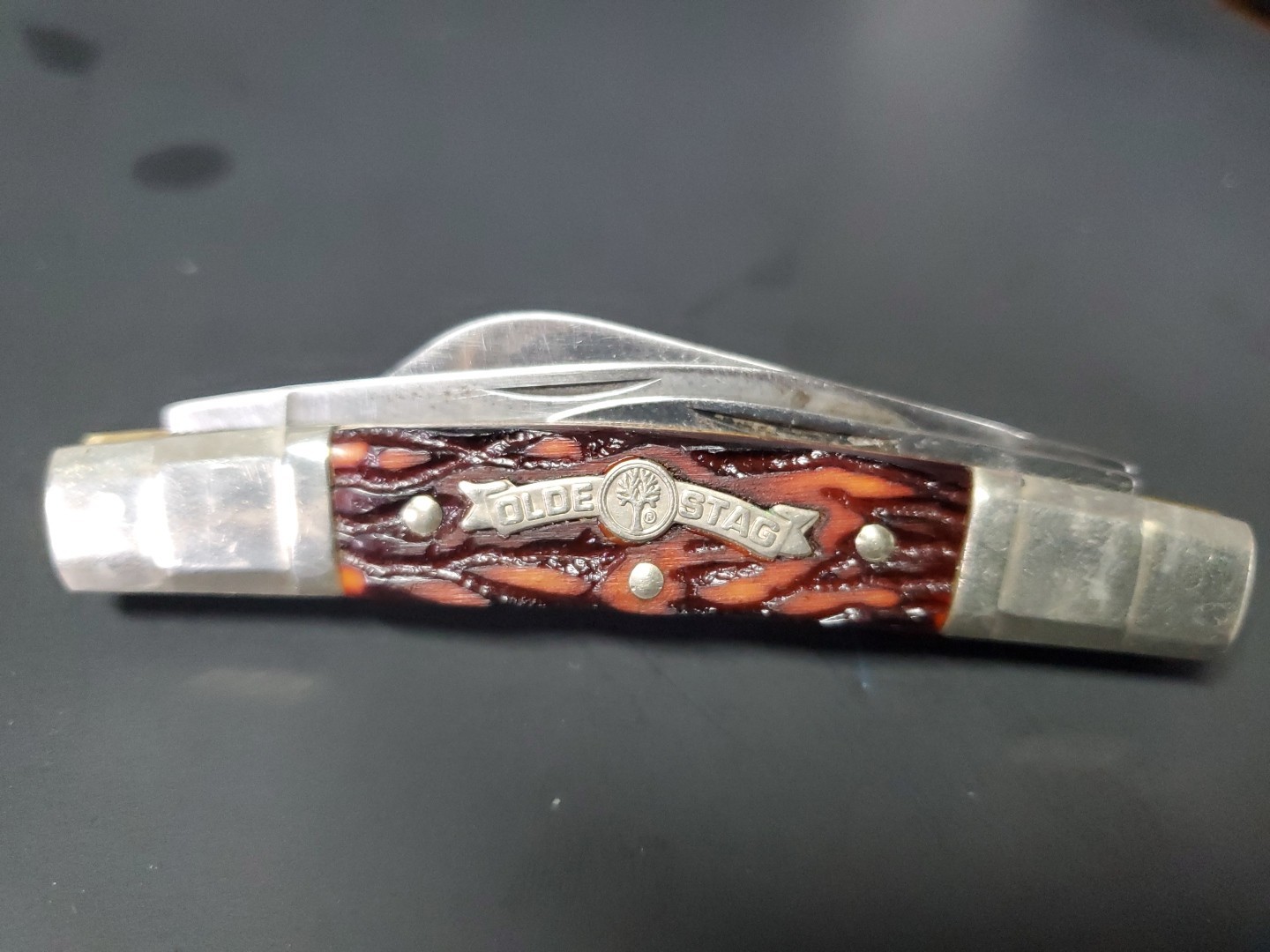 BOKER TREE BRAND Knife Made In SOLINGEN GERMANY 70113 OLDE STAG CONGRESS MINT