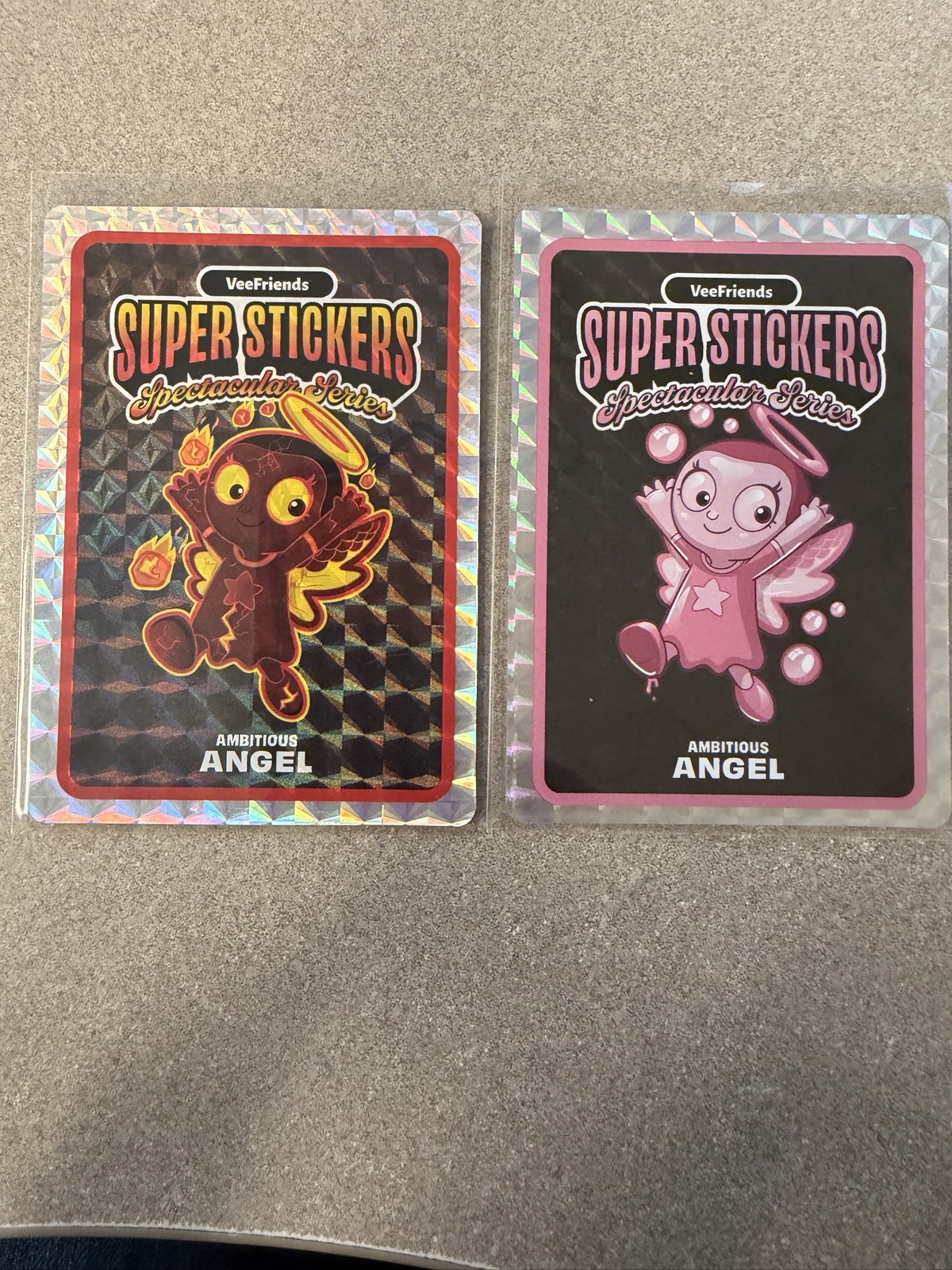 VeeFriends Super Stickers Ambitious Angel Lava & Pink