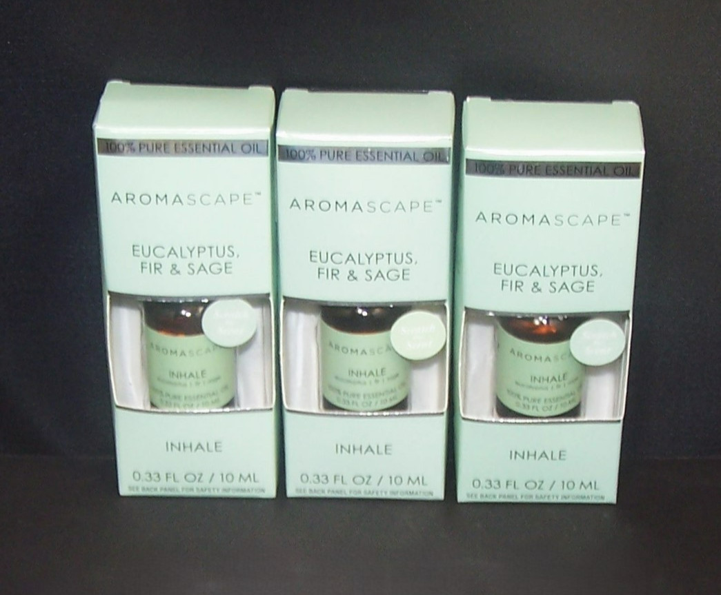 Chesapeake Bay Aromascape Inhale 100% Pure Essential Oil Eucalyptus 0.33 Fl. Oz.