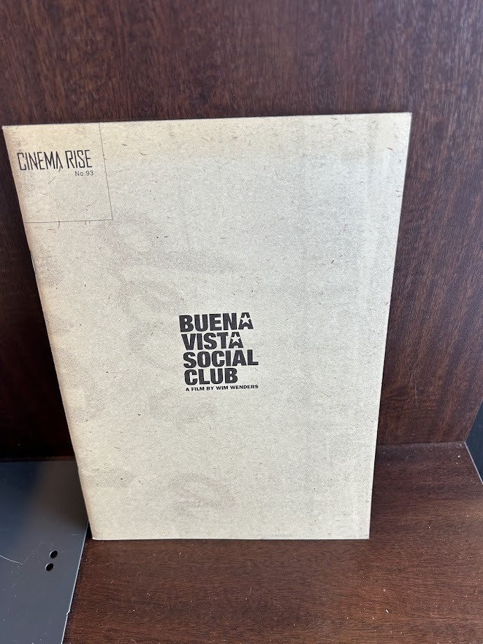 Movie Pamphlet Buena Vista Social Club CINEMA RISE No. 93