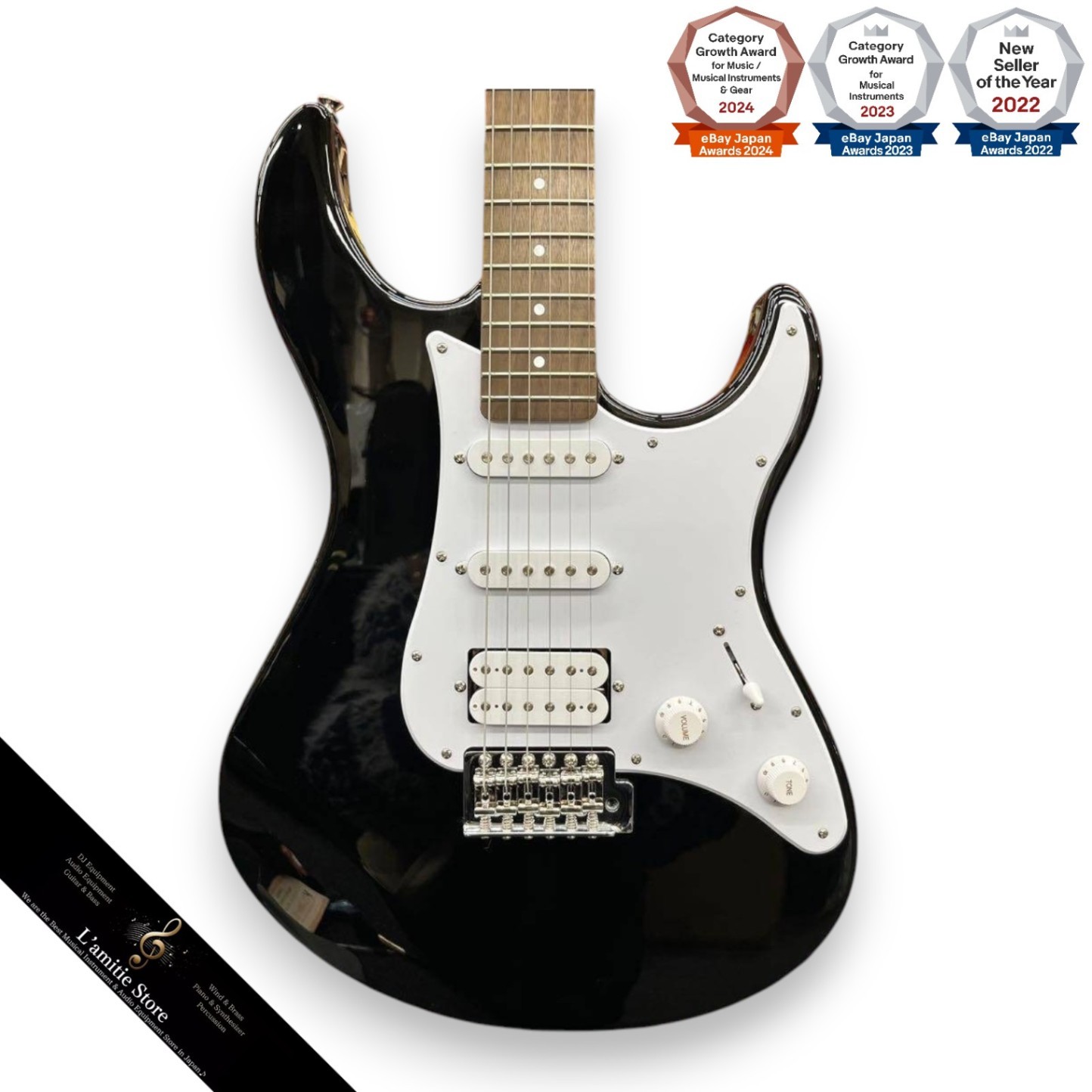 Yamaha Pacifica PAC012 Electric Guitar Black 6String