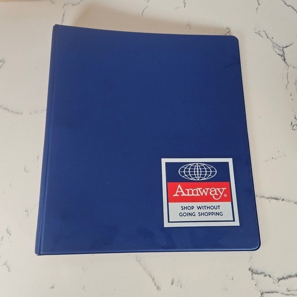 Vintage Amway Binder Folder 3 Ring Organizer NOS Notebook 1978