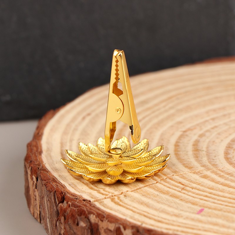 1Pc Incense Stick Holder Lotus Fragrance Clip Censer Sandalwood Censer Coil Base