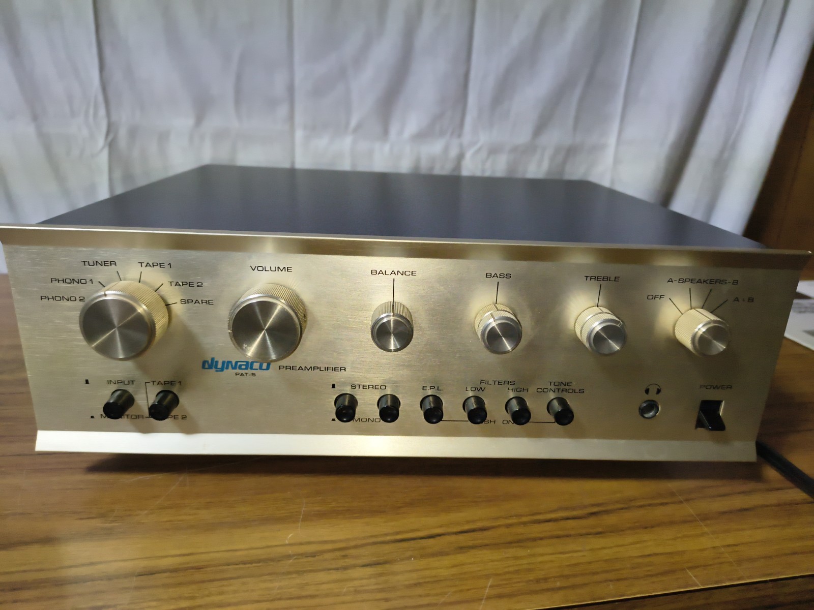 Vintage Dynaco PAT-5 Preamp, Great Condition, Factory Wired + Manual included