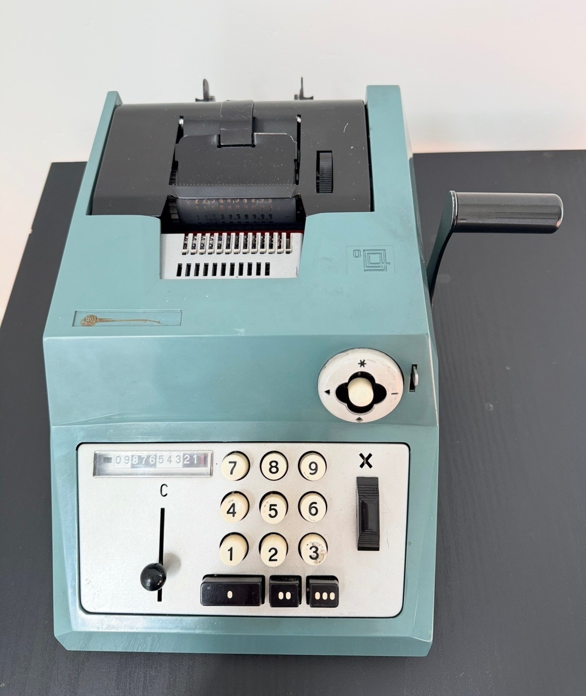 Vintage Olivetti Summa Prima 20 Manual Adding Machine Argentina WORKS