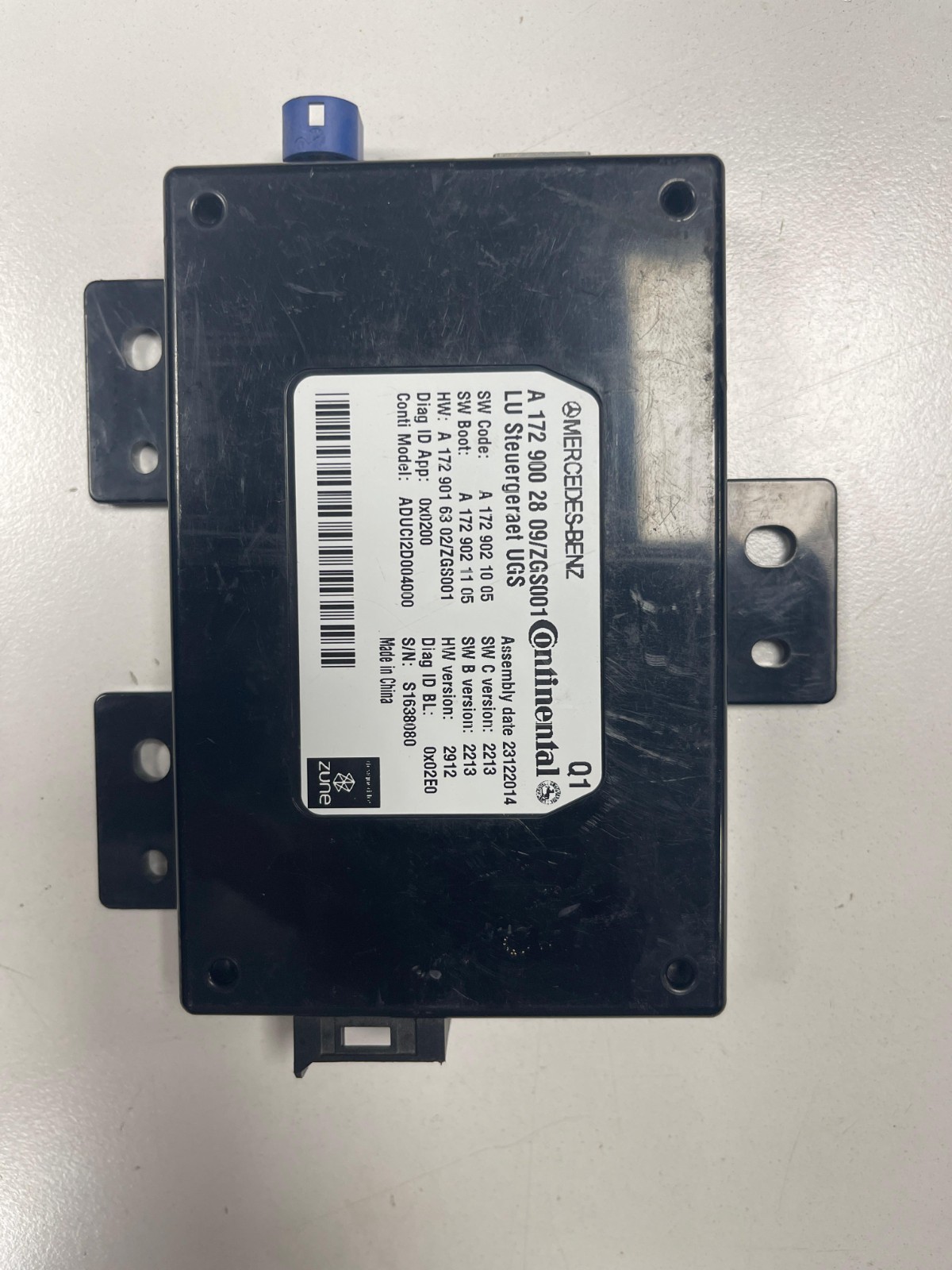 A1729002809 CRUISE CONTROL UNIT MODULE 2009-2016