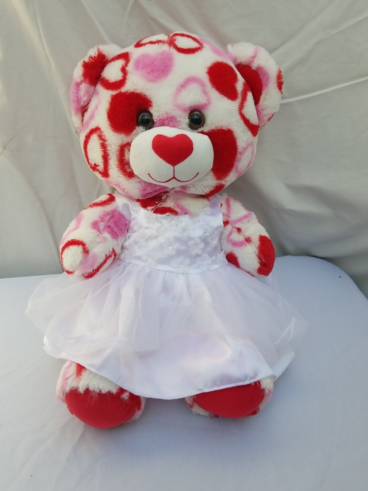 Valentines Hearts Build-A-Bear Plush Bear