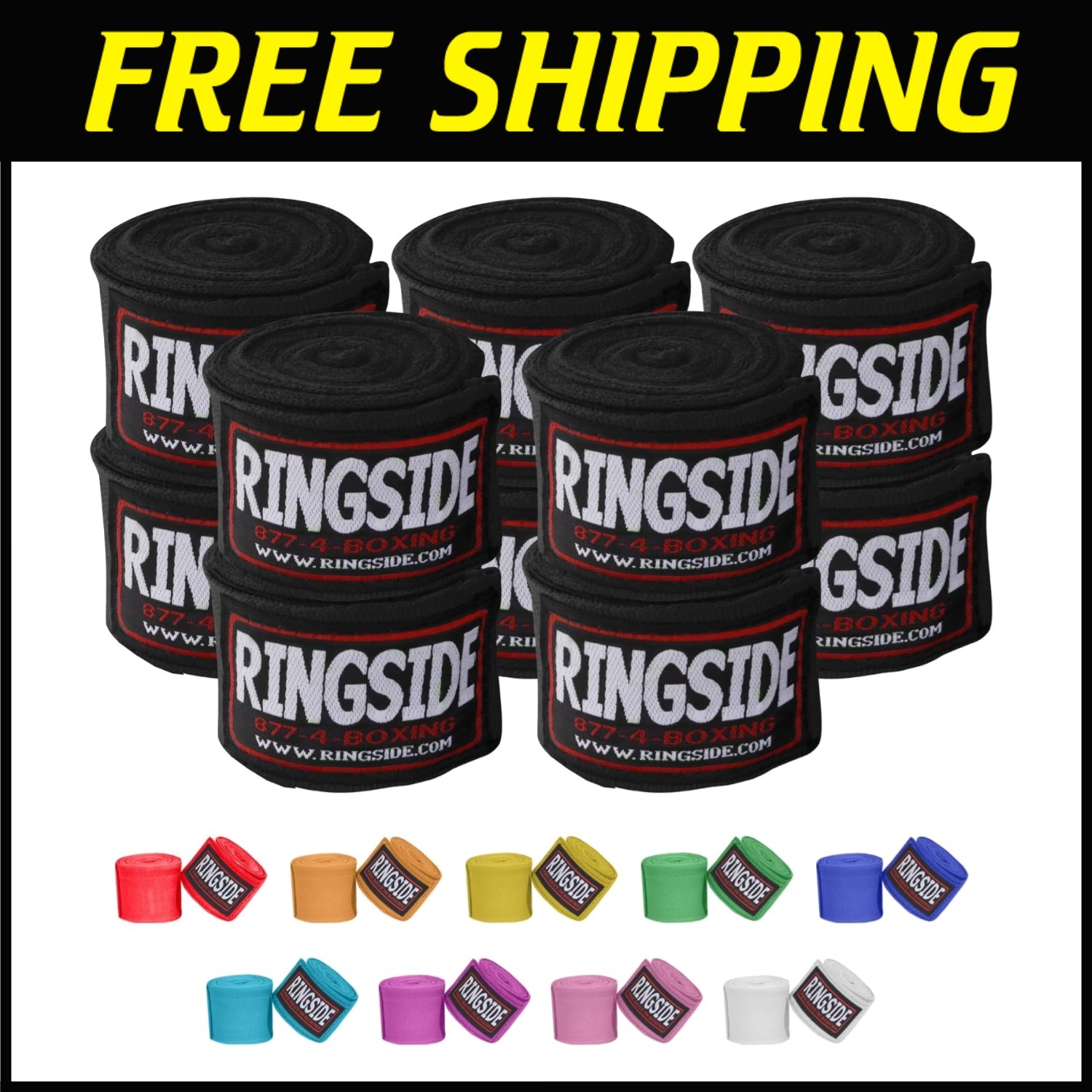 Cotton Blend Handwraps for MMA & Muay Thai