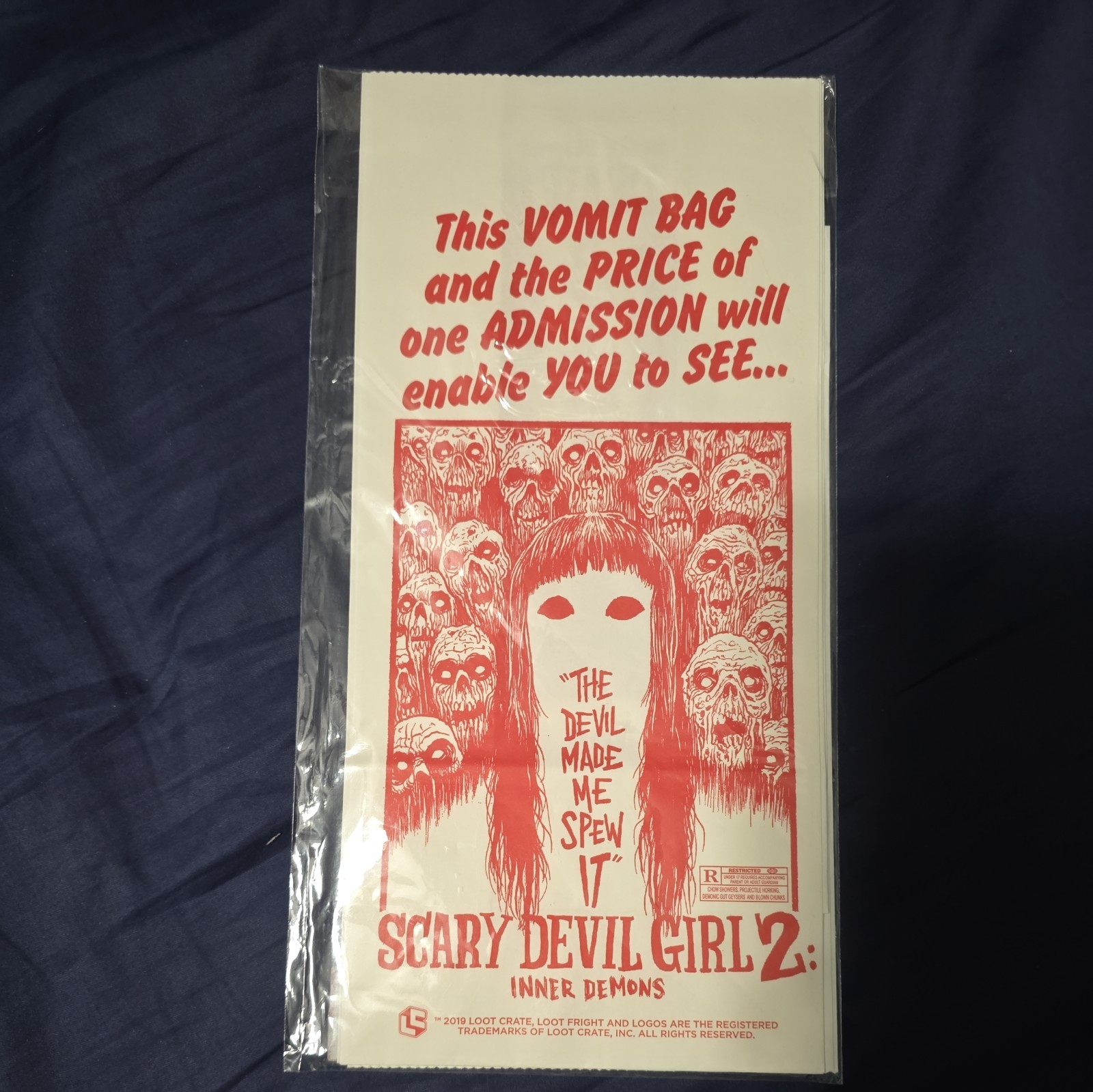 Scary Devil Girl 2 Lose Your Lunch Bag Loot Fright Exclusive 