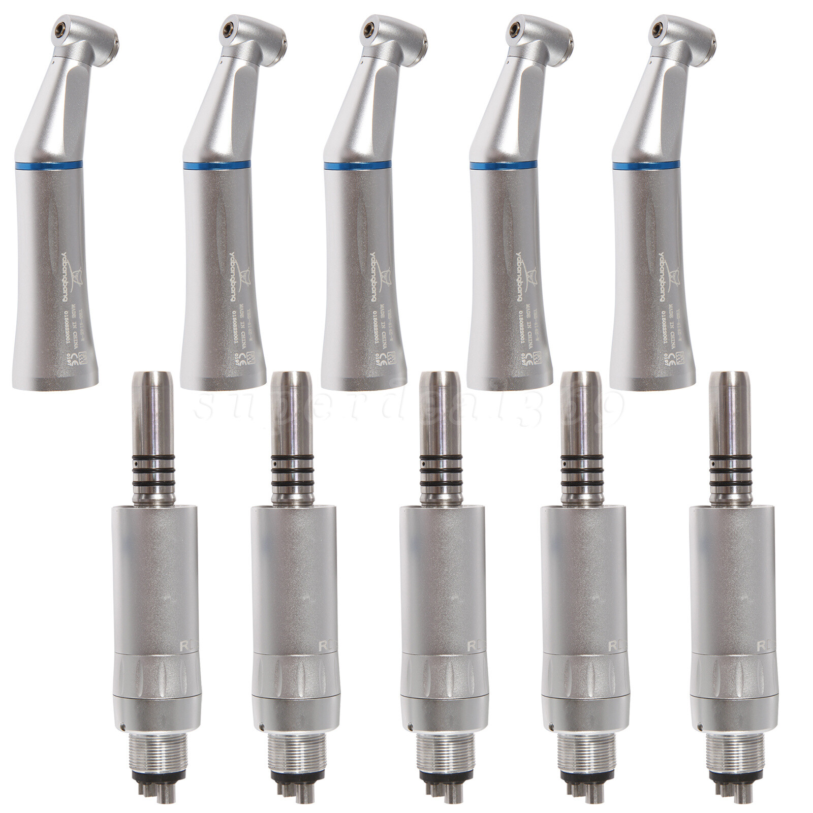 Dental Internal Low Slow Speed Contra Angle Handpiece Air Motor 4Hole fit NSK