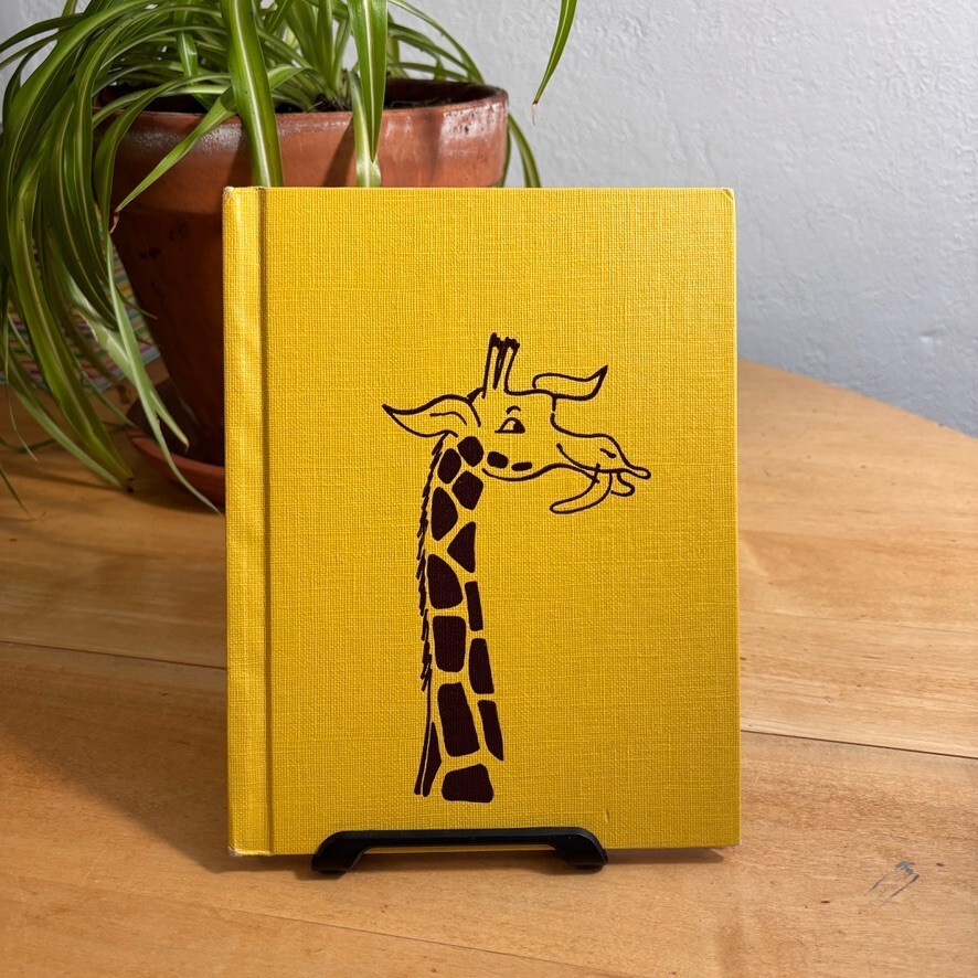 The Cloud Eater Book Reeves Rand McNally Childrens Giraffe Yellow Hardcover