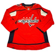 Washington Capitals Jersey Large 52 Mens Adidas Fight Strap Blue NWT