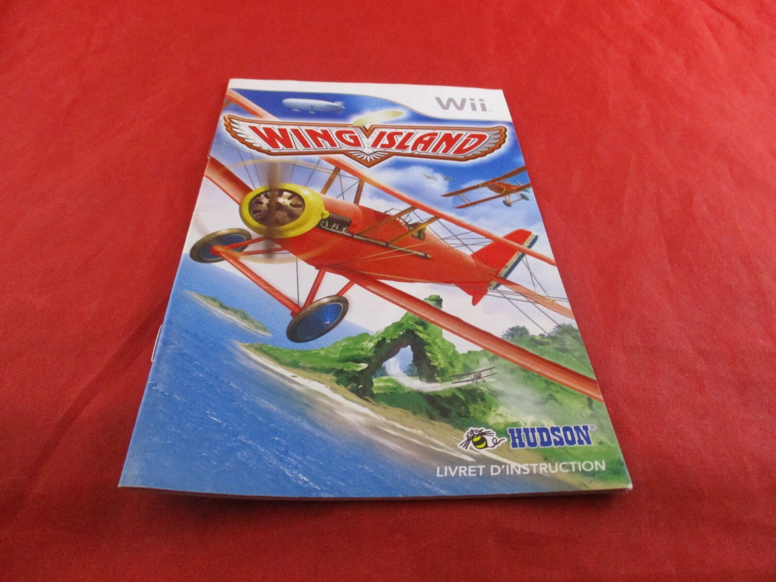 Wing Island Nintendo Wii Instruction Manual Booklet ONLY