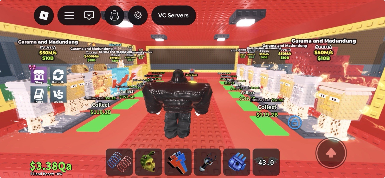 Roblox 10X  Garama Madundung Secret Diamond Gold Game Item Asset