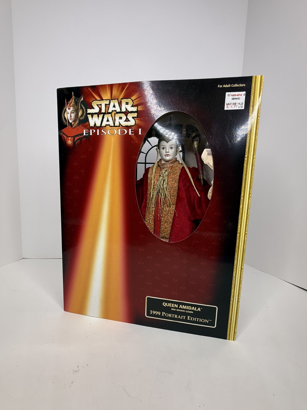 Star Wars Episode 1 - Queen Amidala Doll Red Senate Gown 1999 Portrait Edition