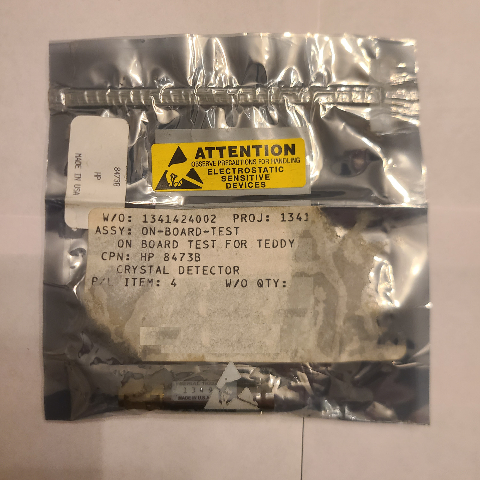 HP 8473B Crystal Detector 0.01-18 GHz - NEW OLD STOCK