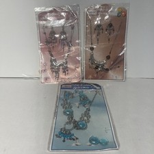 Costume Jewelry Lot New Dangle Earrings Necklace Fun Play Any age Lot Of 3 Sets