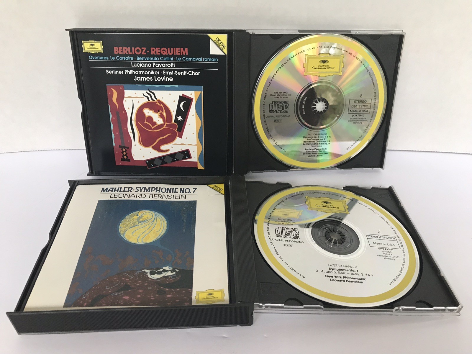 Like New CDs total of 4 classical Music Symphony Orchestra Deutsch Grammophon