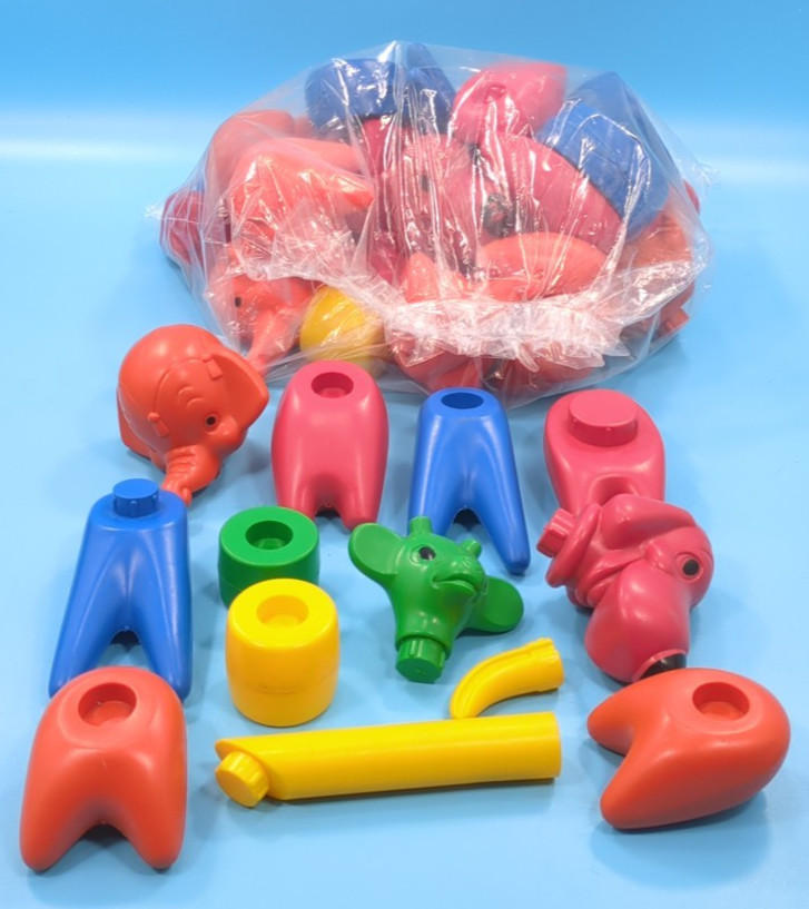 Tupperware Toy Snap-Together Animal Parts – 35+ Pcs - Vintage