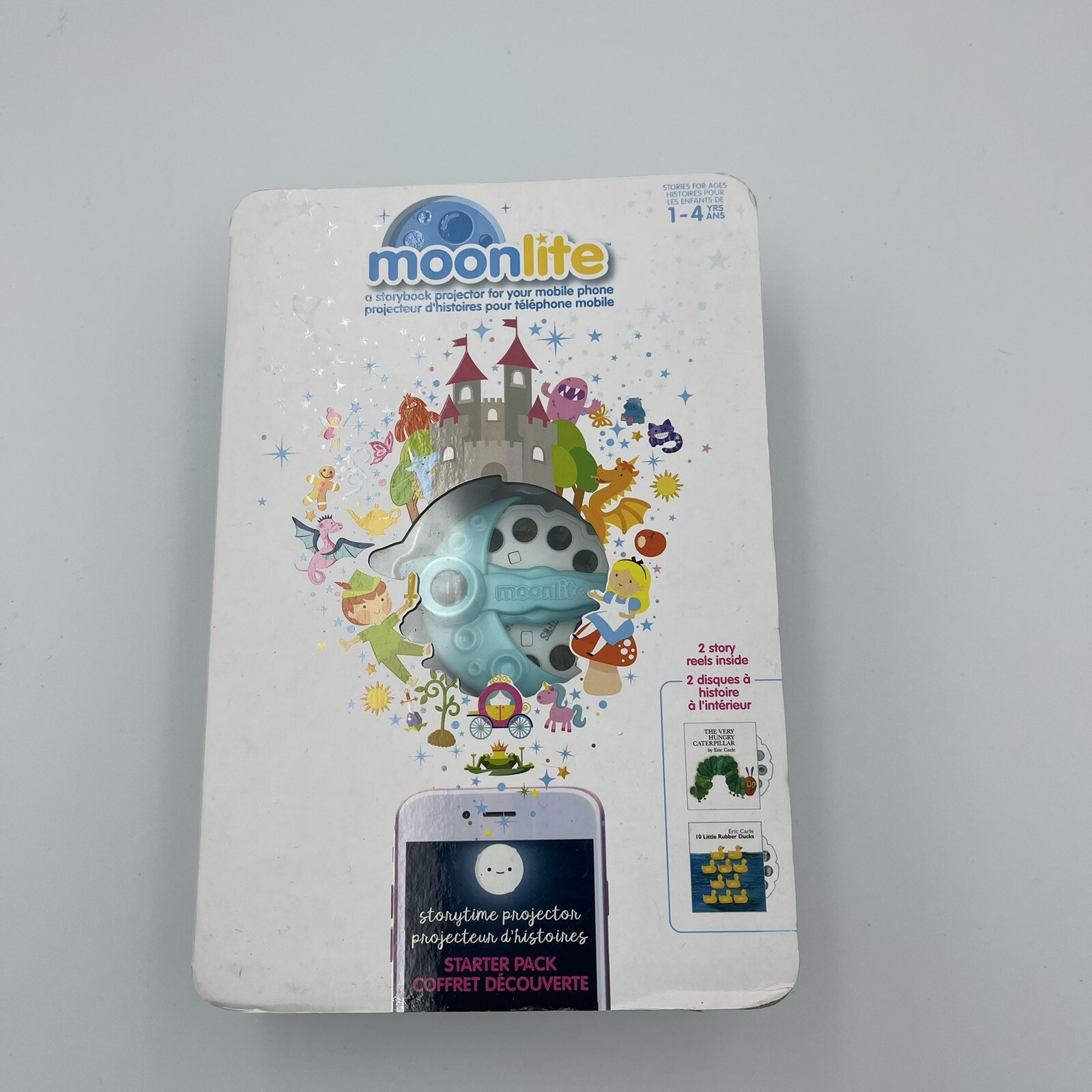 Moonlite Projector Eric Carle Starter 2 Pack Caterpillar &DUCKS CODE MAY BE USED