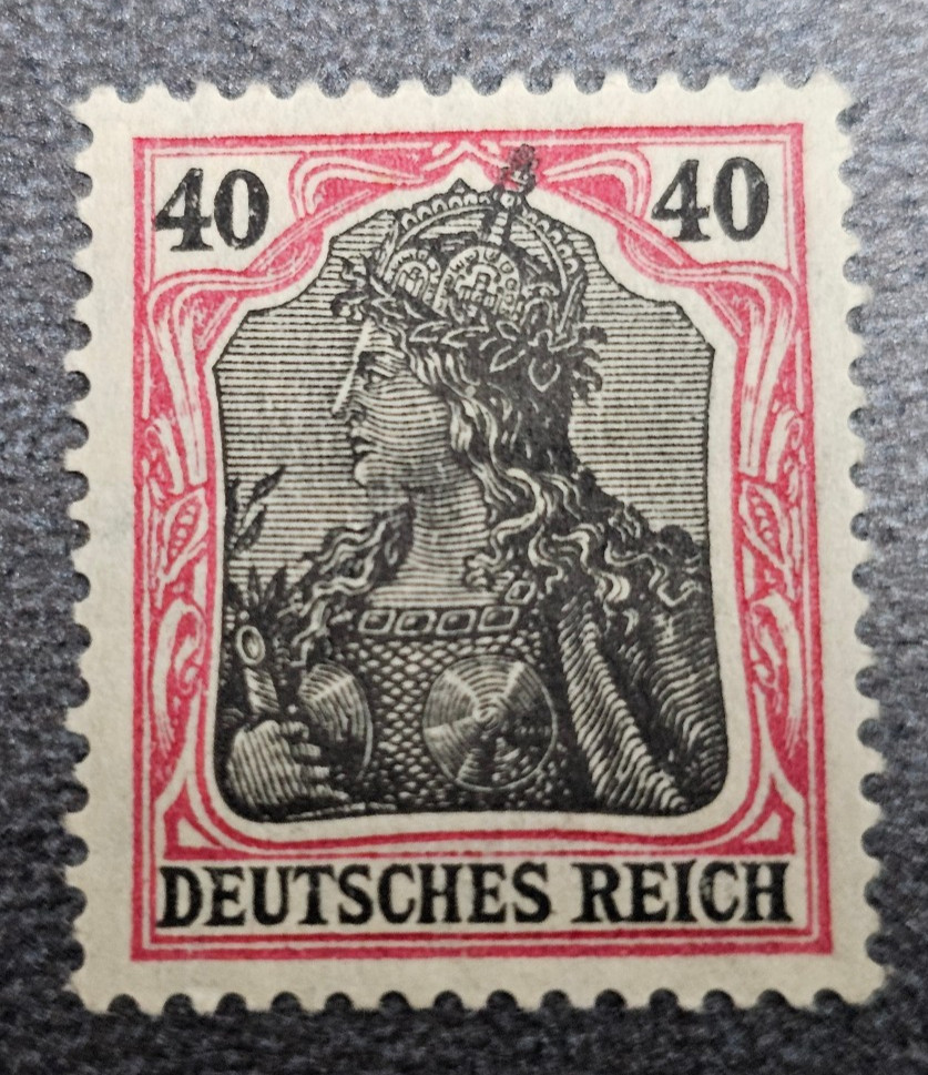 Stamp Germany Reich Germania 40 Pfennig 1915 Mi. Nr. 90 [🇩🇪39463-11]