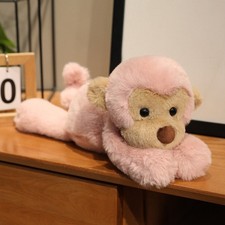 Jelly Medium Smudge Monkey Plush Toys Pink Stuffed Animal Doll 40CM Gift Cat