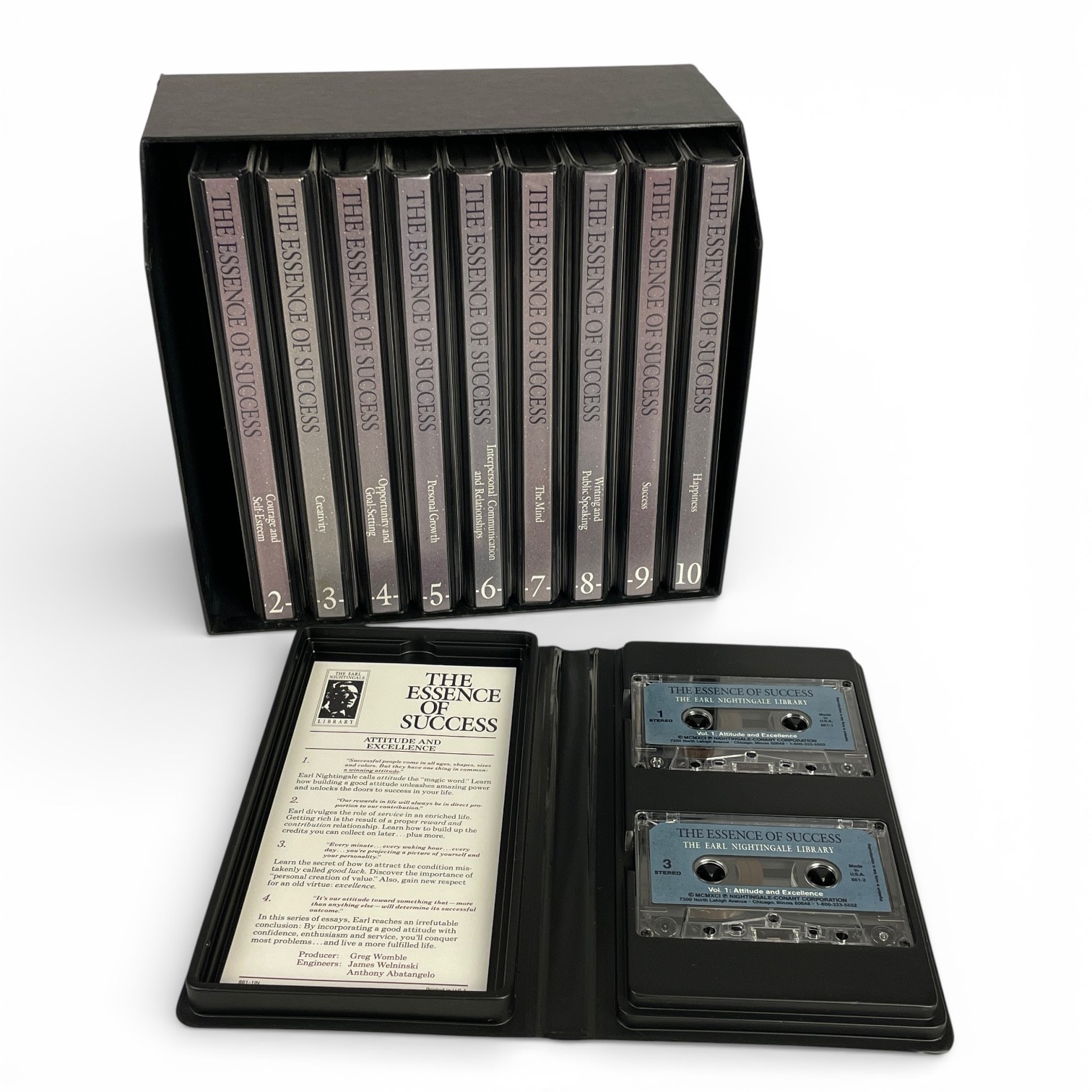 Earl Nightingale The Essence of Success Cassette Tape Boxed Set 10 Complete