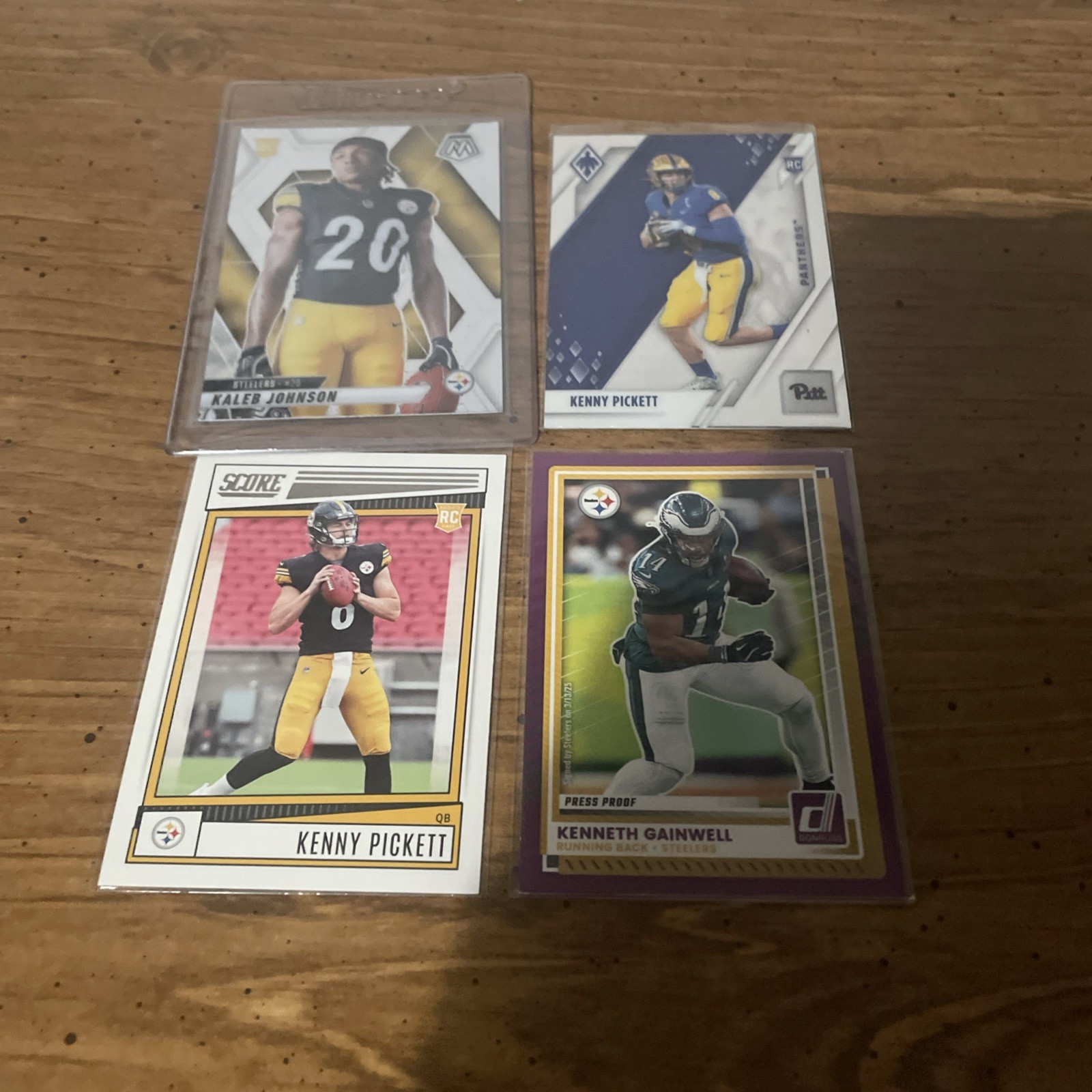 Steelers 4 Card Lot Rc Inserts Parallels Variation Good Deal