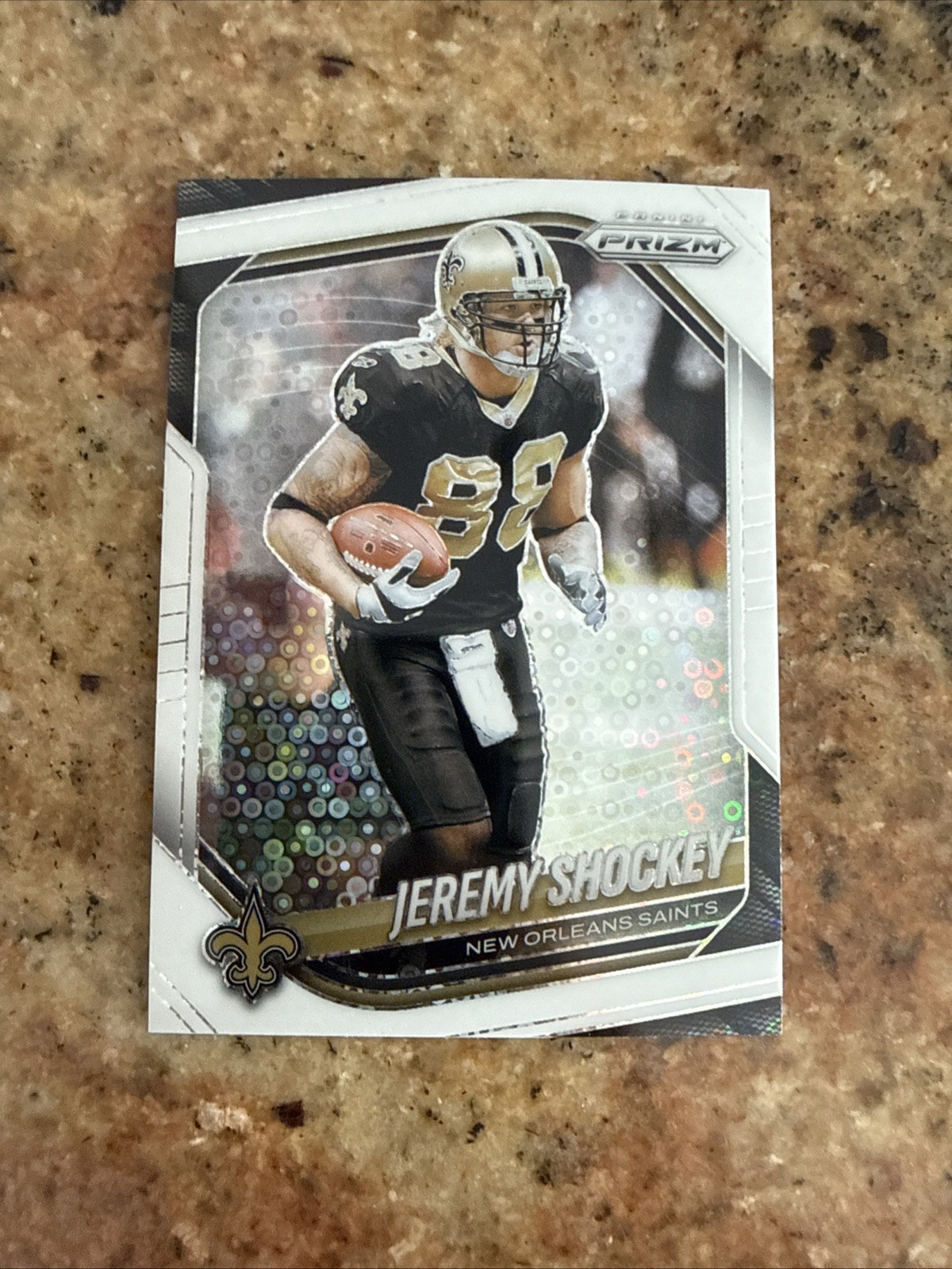 2025 panini prizm  Jeremy Shockey White Prizm NM Pack Fresh  Saints 🔥🔥
