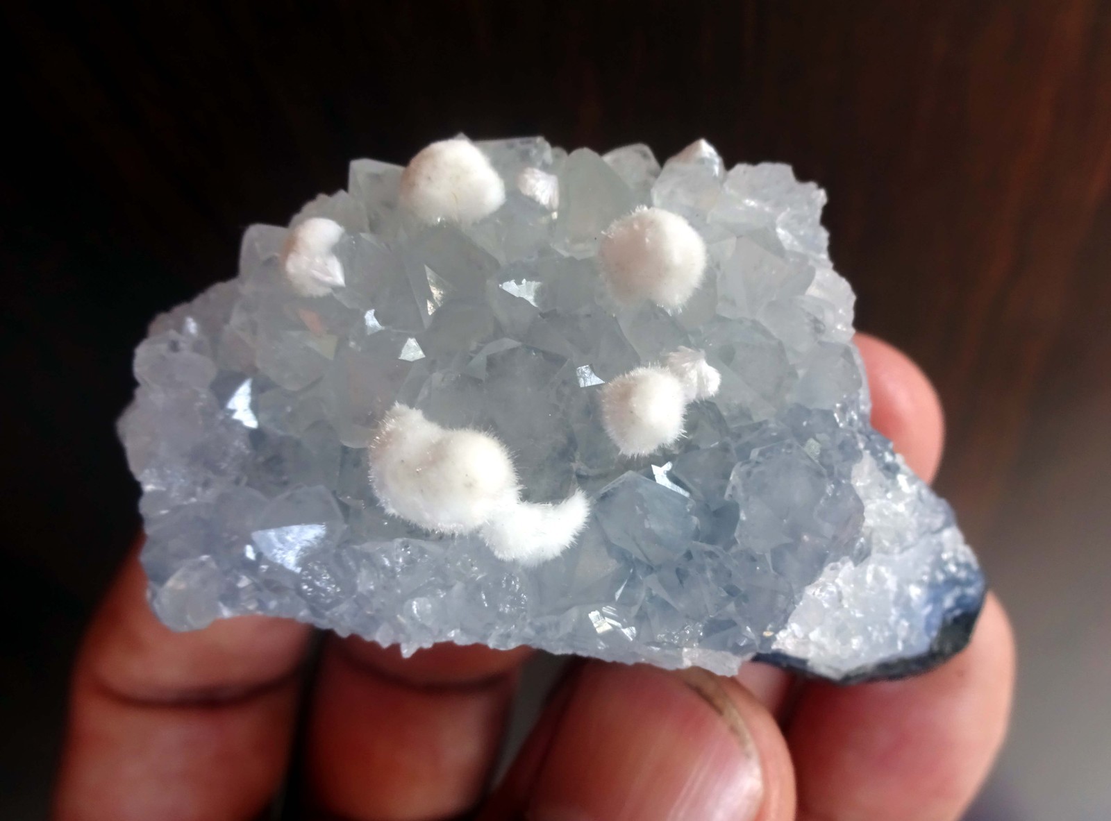 Okenite Ball W/ MM quartz Matrix Minerals