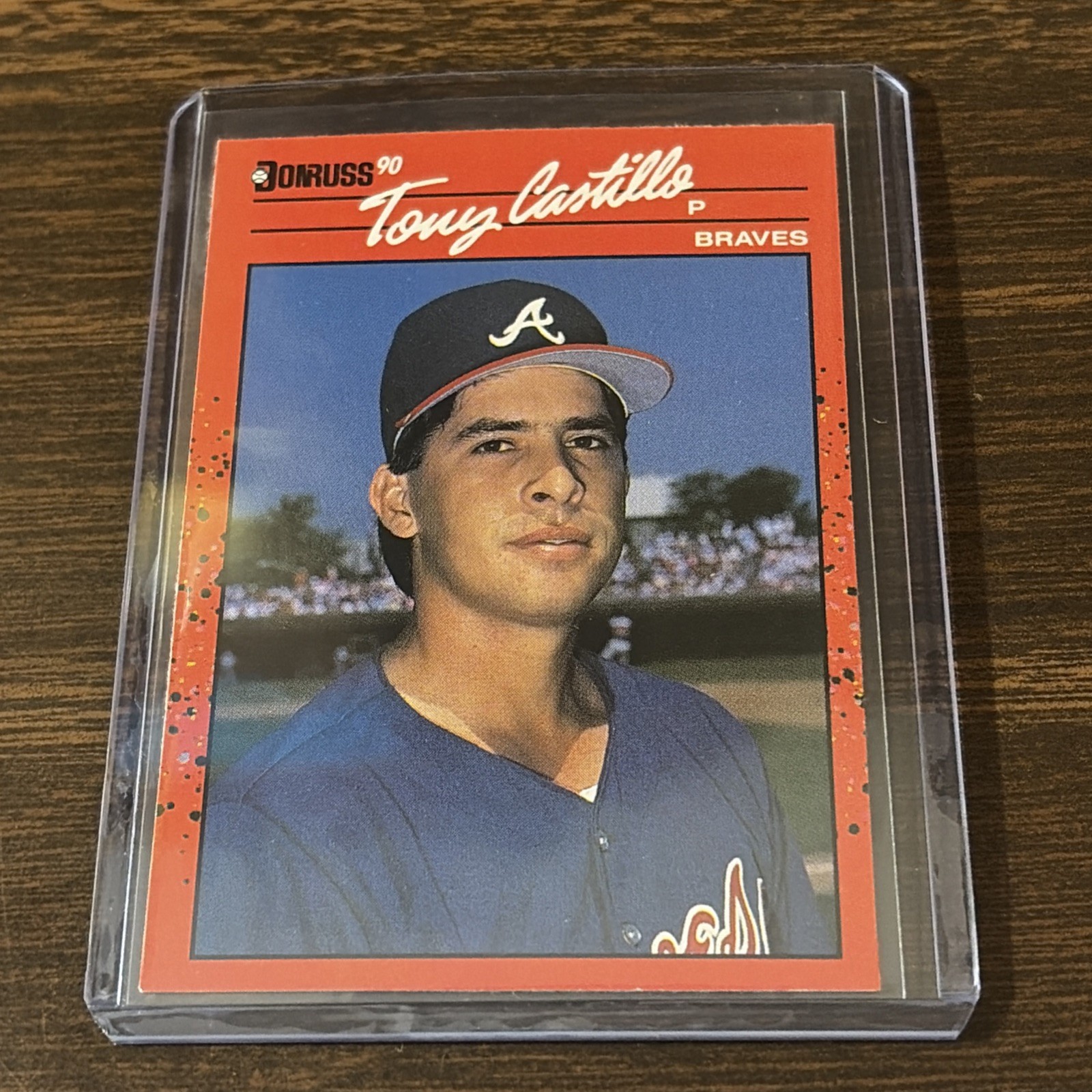 1990 Donruss - Tony Castillo #592 Atlanta Braves