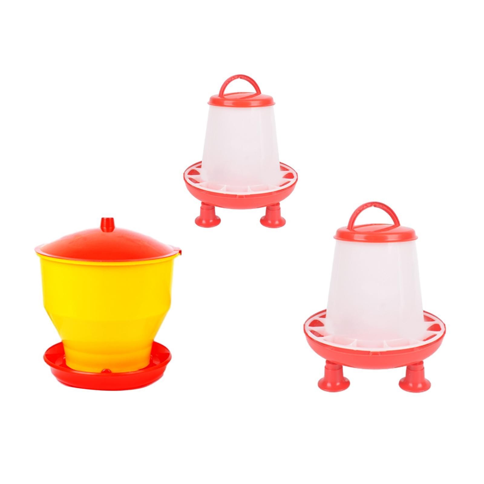 Chicken Feeder Detachable Portable Bowl Large Capacity Pigeon Feeder Food