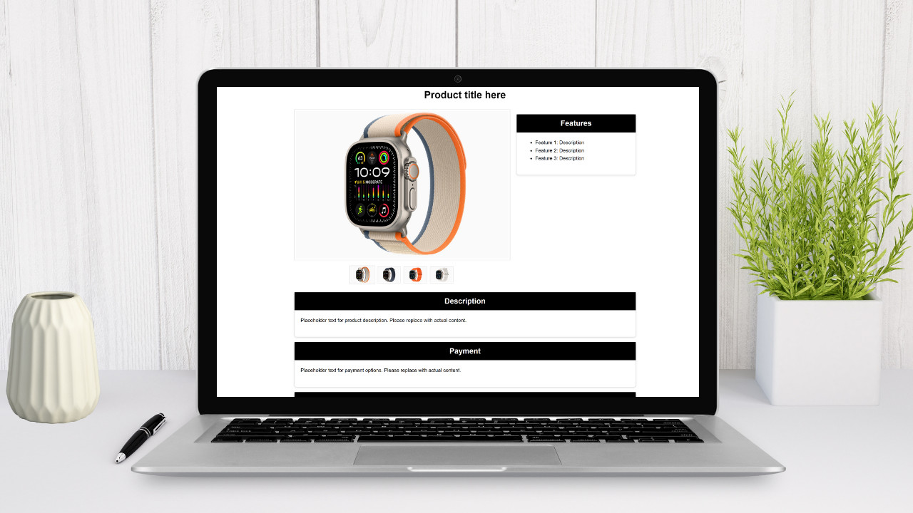 Ebay Professional Custom Listing Template |  Gallery  | Product Listing