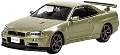 CARNEL Nissan Skyline GT-R VspecII Nur BNR34 Millennium Jade Model Car CN430203